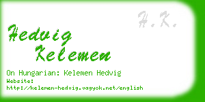 hedvig kelemen business card